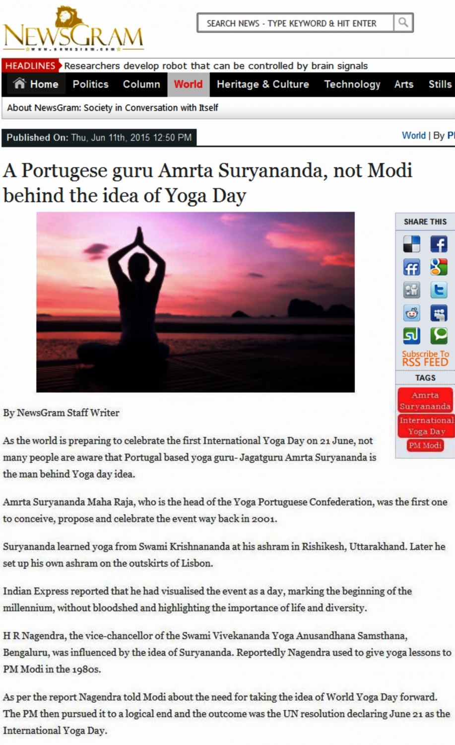 Newsgram - 2015, June