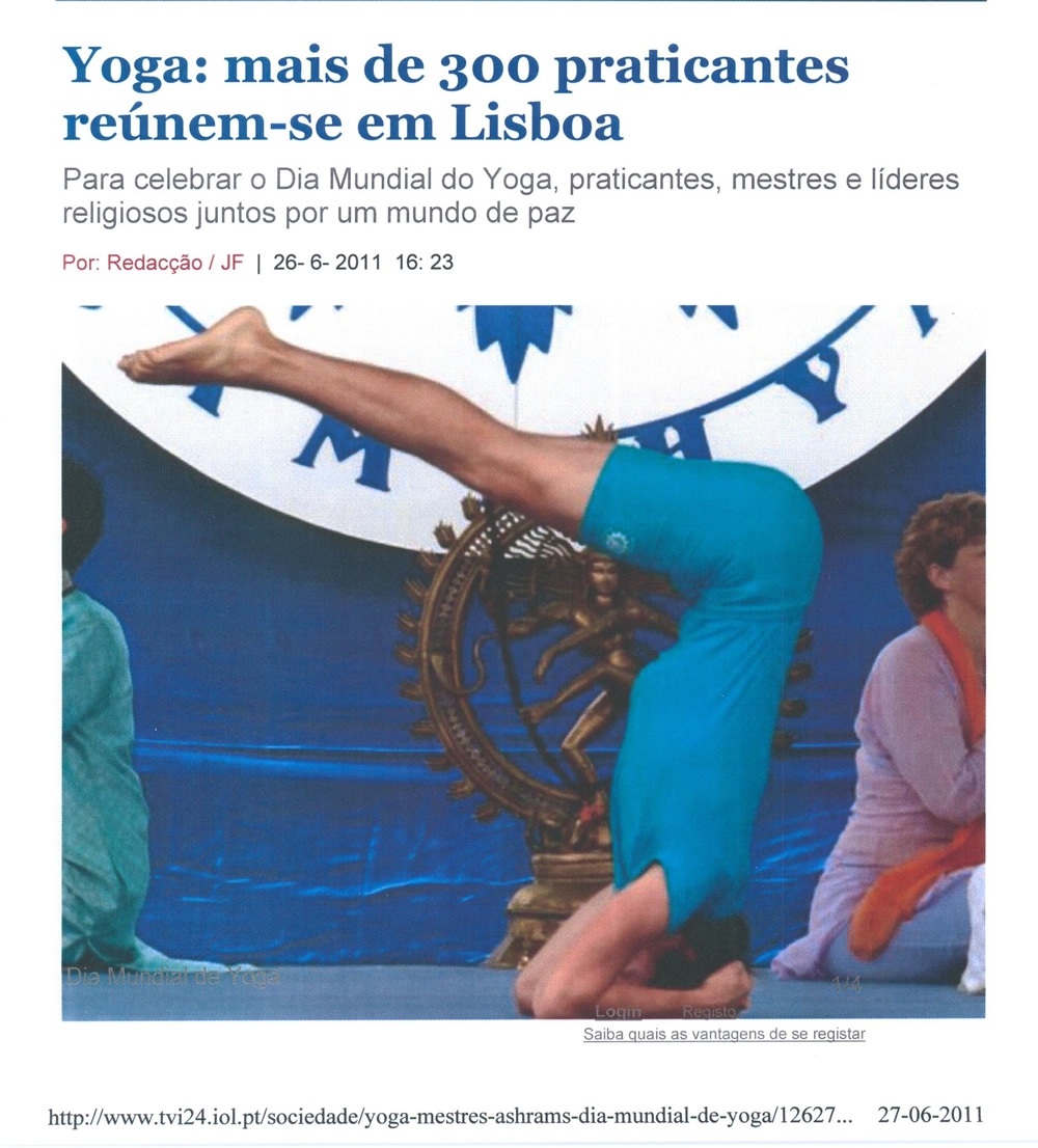 Imprensa - Dia Mundial do yoga 2011