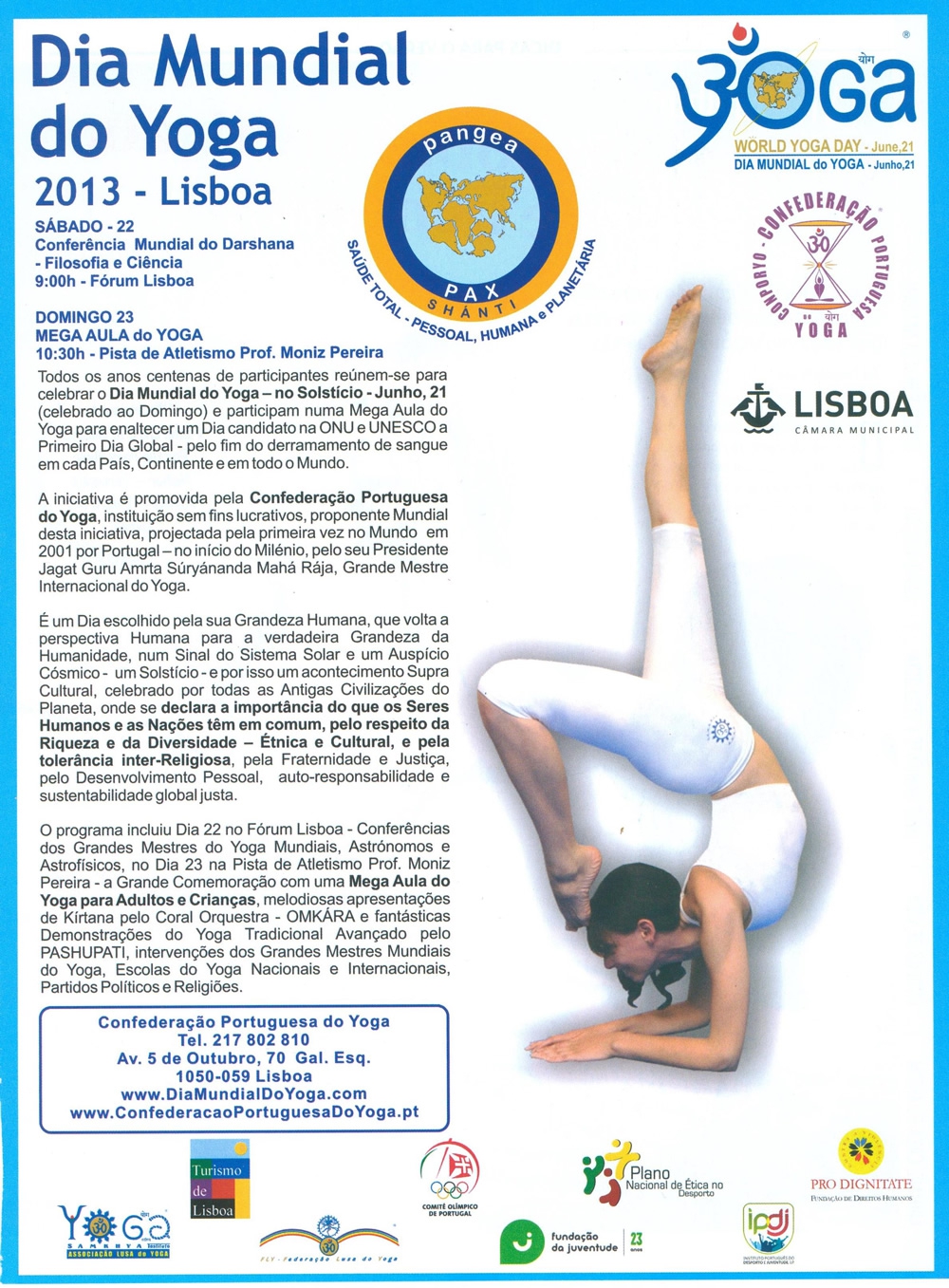 Imprensa - Dia Mundial do yoga 2013