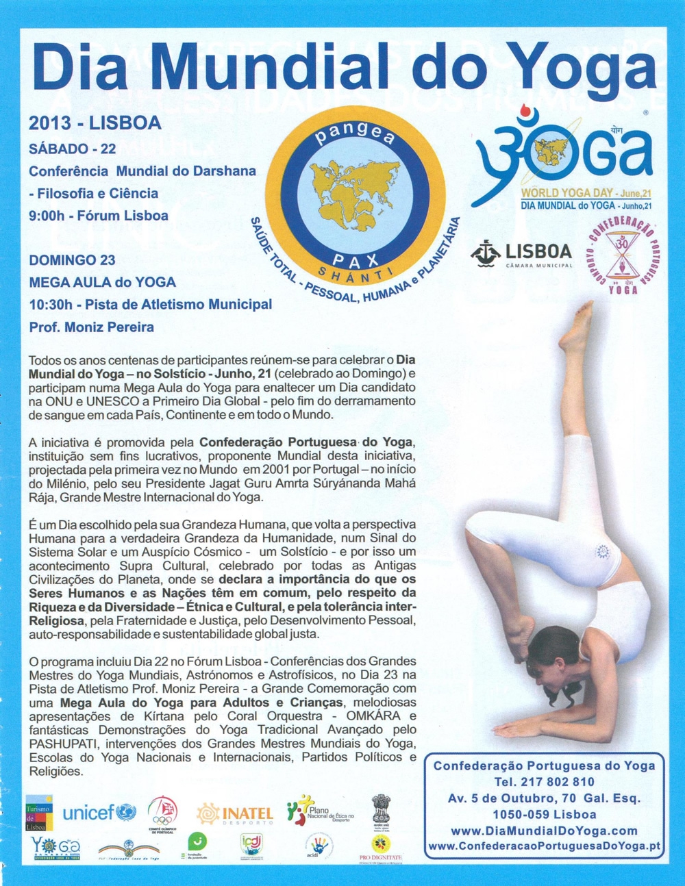 Imprensa - Dia Mundial do yoga 2013